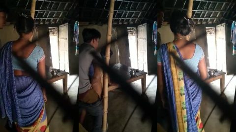 Adiwasi young boy seduced neighbour's wife and secretly fucked hard