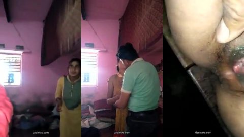 Indian village girl getting fucked her pussy from cousin brother