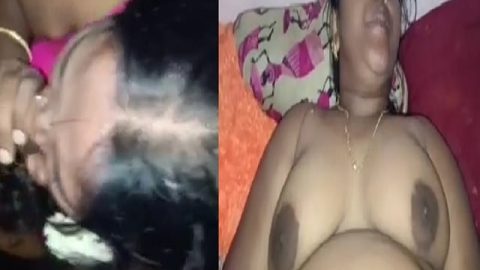 Tamil married bhabhi blowjob with flower on hair