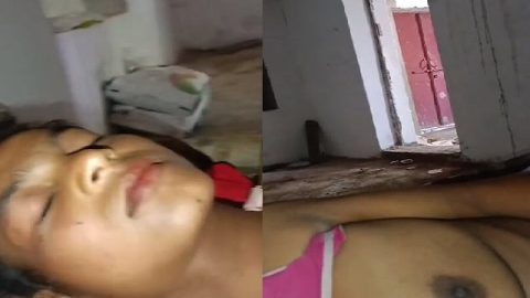 Village tenant couple sex after wife giving handjob