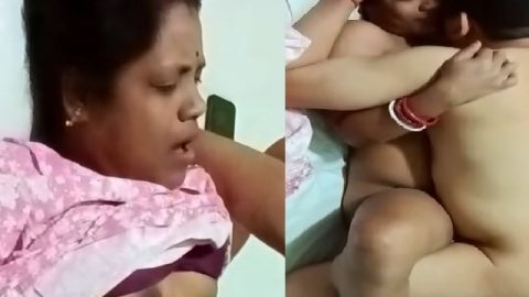 Wife in nighty gives blowjob and missionary fucking