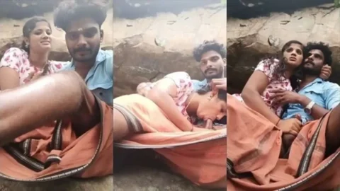 Mallu Girl Sucking Lover Cock Mountain Outdoor Sex 3