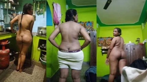 Telugu Young Wife Homemade Nude Show 2