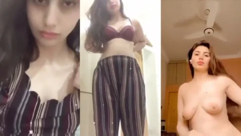 Sexy Curvy Desi Girl Enjoying Alone In Full Frontal And Back Nudes