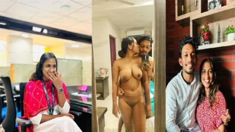 Mallu IT girl Nude Selfie with Lover Backshots 2