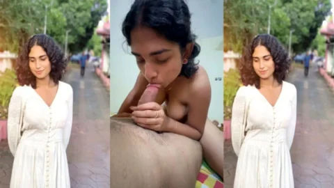 Beautiful Mallu GF Sucking Dick