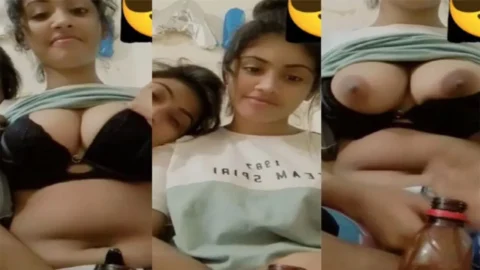 Beautiful Sexy Mal Showing Her Tight Boobs