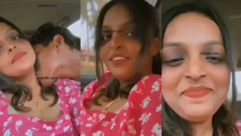 Indian Newly Married Couple Having Sex In Car Outdoor