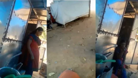 Shy Hot Bhabhi Captured by Lover Fucked 2