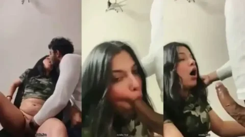 Desi bhabhi ka chupa ke mast blowjob dekh lo MMS Porn
