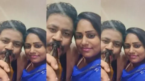 Desi Bhabhi Ka Drunk MMS Viral Private Romance Leaked MMS Porn