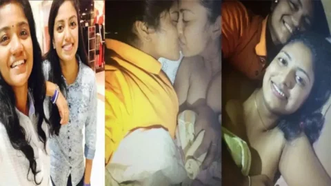Indian Lesbian Pairs Secret Hot Romance Goes Topless MMS Porn