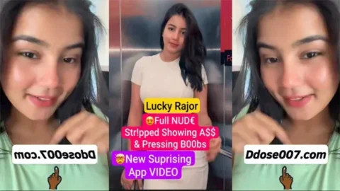 Lucky Rajor Full Nude Str!pped New Surprising App Video Showing Ass Pressing her Boobs HD Porn